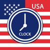 us time zone clock | map