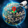 Earth Map App - Live Cam View