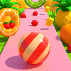 Rolling Ball Fruit Run 3D Game