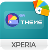 GALAXY XPERIA Theme |JUST CYAN