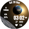 Earth & Moon 3D Watch Face