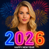 New Year photo frame 2026