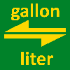 Gallon to Liter Converter