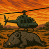 Helicopter Hog Hunting