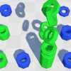 Nut Stack 3D