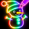 Glow Doodle Art - Color & Draw