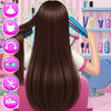Realistic Girl Hair Salon