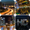 City at night wallpapers 4K