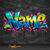 Draw Graffiti Name Art–Nametag