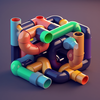 Pipe Stack 3D