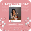 Happy Birthday Photo Frame
