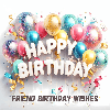 Friend Birthday wishes