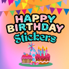 happy birthday stickers