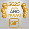 Feliz año nuevo gif 2025