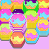Hexagon Sort-Color sort puzzle