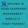 DIPLOMA IN ROAD TRANSPORT MOD2