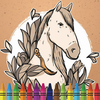 Horse Lovers Coloring Book