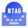 Tags Keyboard - SM Hashtag