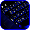 Blue Black Keyboard Theme