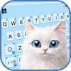 Fluffy Cute Kitten Keyboard Ba