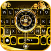 Gold Luxury Clock Keyboard The