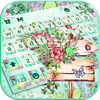 Green Floral Garden Keyboard T