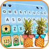 Holiday Pineapples Keyboard Ba