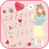 Lovely Girl Keyboard Theme