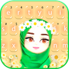 Muslim Flower Girl Keyboard Th