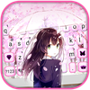 Sakura Girl Keyboard Theme
