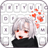Vampire Boy Red Heart Keyboard