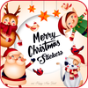 3D Santa Christmas Stickers