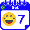 Brasil Calendário - Emoji