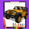 SUV Car Coloring Book
