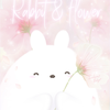[Imshine] Pink flower rabbit