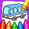 Coloring Cute Cartoon cars