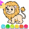 Lion King Glitter Coloring