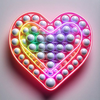Pop It Neon 3D Antistress Toys