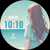 Anime Beach Watch Face