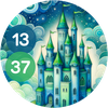 Magic Green Castle Watch Face