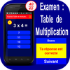 Examen pour apprendre la Table