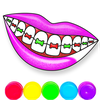Glitter Lips Coloring Game