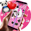 Cute panda zipper