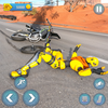 Motorcycle Crash Ragdoll Fall