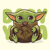 Baby Yoda Stickers