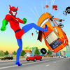 Flying Superhero Crime City 3D