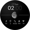 Minimal Watch Face Moon Phase
