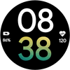 Modern Bold Digital WatchFace