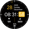 Modern Minimal Digital Watch