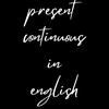 Present continuous